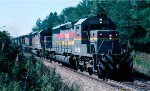 Seaboard System SD40-2 #8026, leading northbound train 380's extra, 